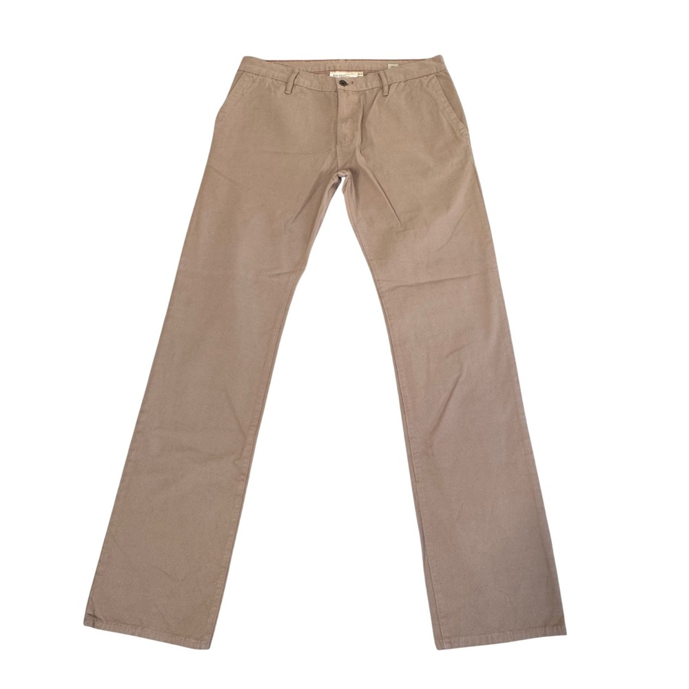 Raleigh Denim Jones Canvas Pants Sz 34 Handcrafted Americana Heritage‎ Khaki Tan